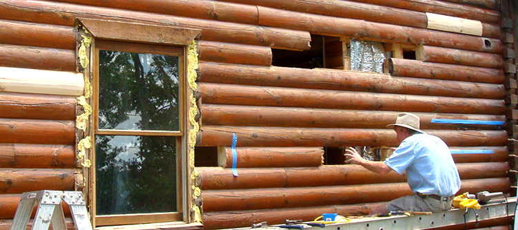 Log Home Repair Candler County, Georgia